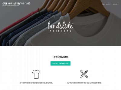 landslideprinting.com snapshot