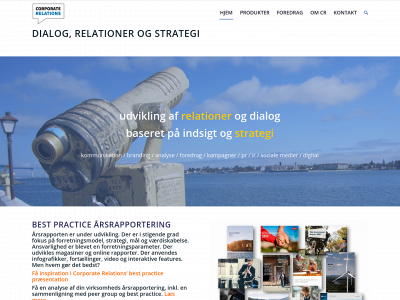 corporaterelations.dk snapshot