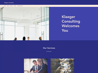 klaegerconsulting.com snapshot