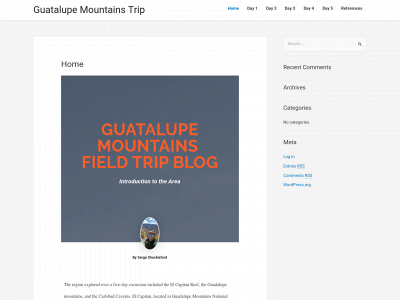 guatalupegeologytrip.com snapshot