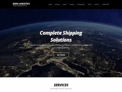 gainlogistics.com snapshot