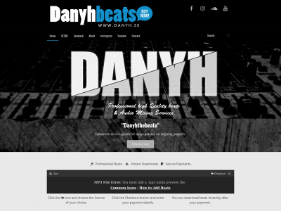 dabeats.com snapshot