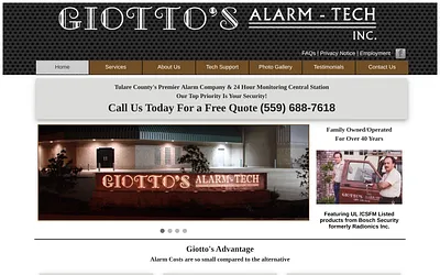 giottosalarmtech.com snapshot