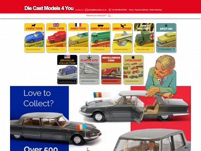diecast4u.co.uk snapshot