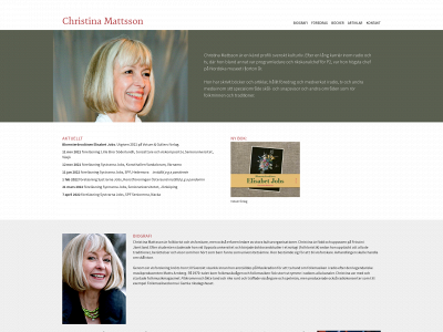 christinamattsson.se snapshot