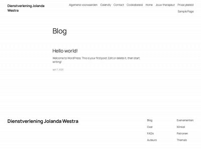 jolandawestra.nl snapshot