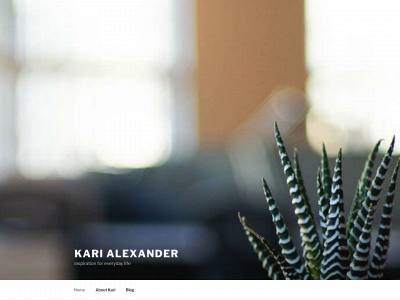 karialexander.com snapshot