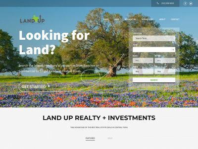 landuptx.com snapshot