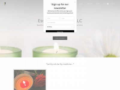 www.essentially-divine.com snapshot