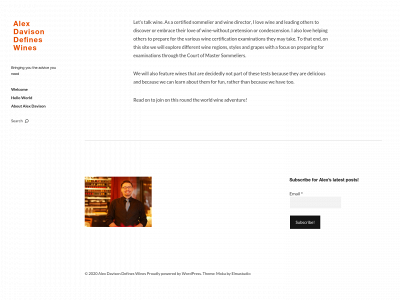 alexanderdavison.com snapshot