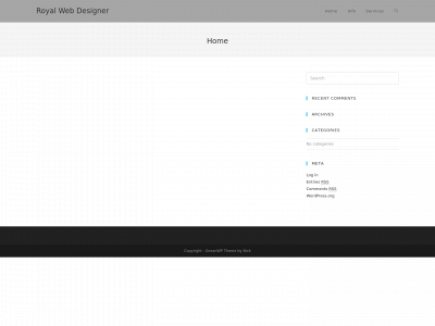 theroyalwebdesigner.com snapshot