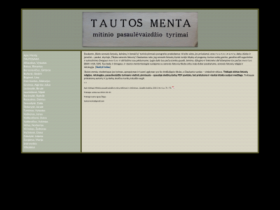tautosmenta.lt snapshot