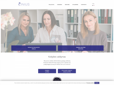 zinius.lt snapshot