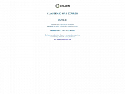 clausen.id snapshot