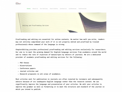 chapterediting.org snapshot