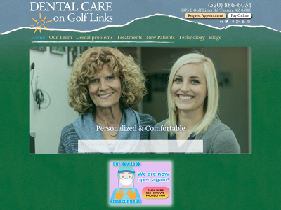 dentalcaretucson.com snapshot