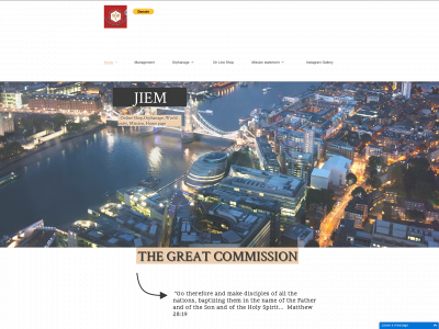 jiemministry.org snapshot