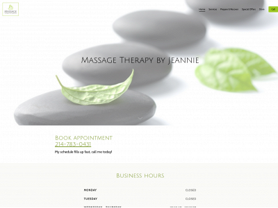 massage-therapy-by-jeannie.constantcontactsites.com snapshot