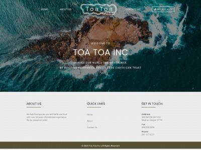 toatoainc.com snapshot