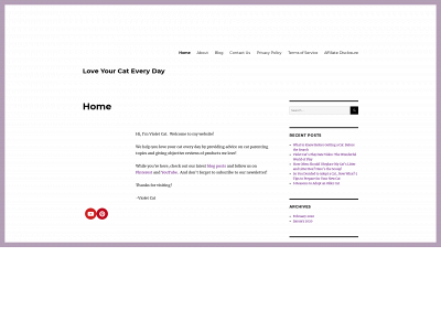 violetcatsays.com snapshot