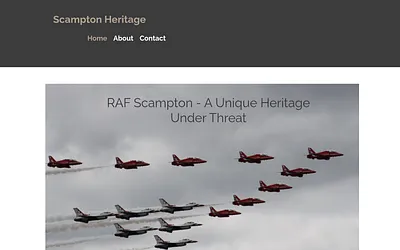 scampton-heritage.org snapshot