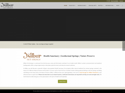 wilburhotsprings.com snapshot