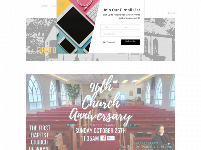www.fbcwayne.org snapshot