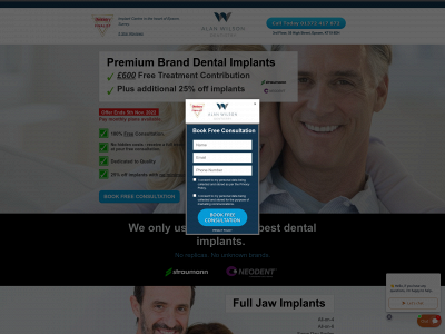 alanwilsonimplants.co.uk snapshot