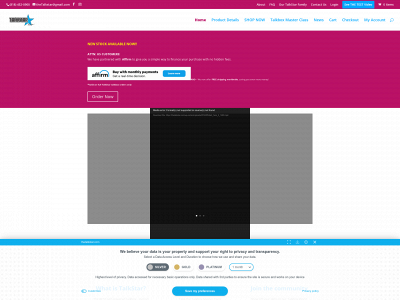 thetalkstar.com snapshot