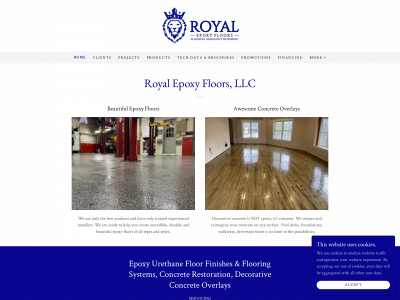 royalepoxyfloors.com snapshot