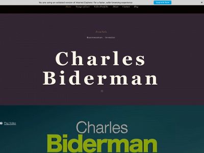 charlesbiderman.com snapshot