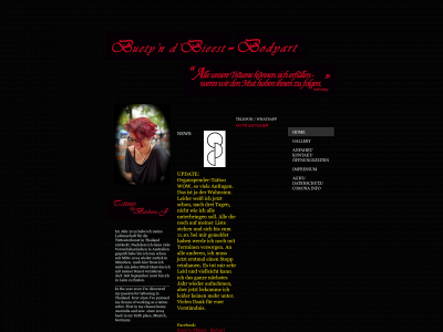 buetyndbieest-bodyart.com snapshot