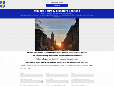 scotlandminibustransfers.co.uk snapshot