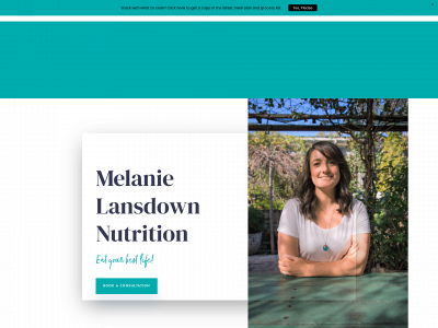 melanielansdown.com.au snapshot