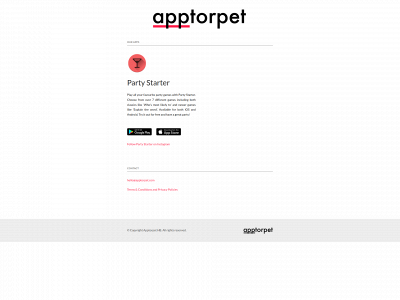 apptorpet.com snapshot