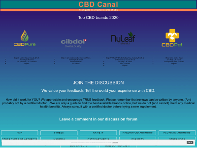 cbdcanal.com snapshot