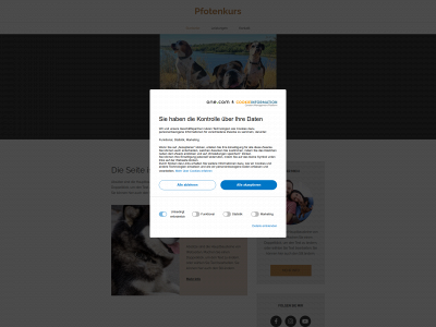 pfotenkurs.de snapshot