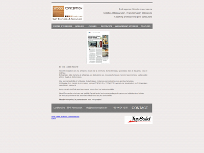 woodconception.be snapshot