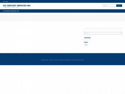 csicenturyservicesinc.com snapshot