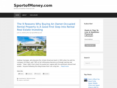 sportofmoney.com snapshot