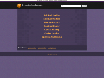 www.hvspirtualhealing.com snapshot