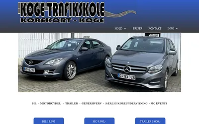 koegetrafikskole.dk snapshot