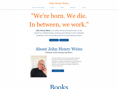 johnhenryweiss.com snapshot