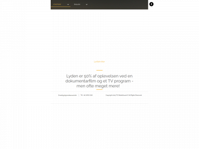 tgmediasound.dk snapshot