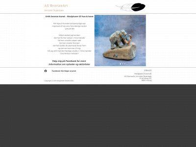 asbronzeart.dk snapshot