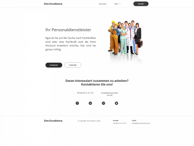 oneexcellence.de snapshot