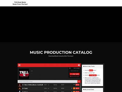 trillghostbeats.com snapshot