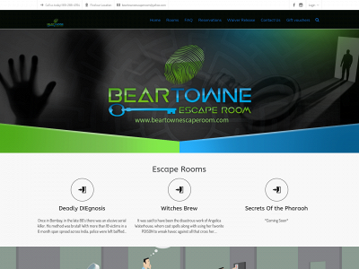 beartownescaperoom.com snapshot