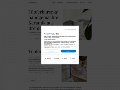 lukeramik.de snapshot