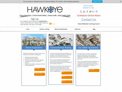 hawkeyeinspectors.com snapshot